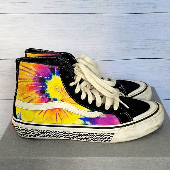 Vans tye dyed hightops us men's size 5.5/women's 7, EUC - Picture 2 of 11